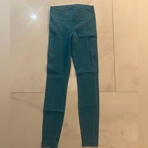 lululemon High-Rise Pant in turquoise